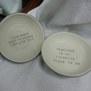 Accents Set Of 2 Decorative Trinket Dishes For Rings Keys Poshmark